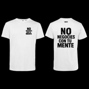 camiseta blanca unisex tarrito 100% algodón